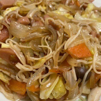 お肉がなかったのでベビーハムで代用しました！
味付け簡単で、そうめんなのにご飯のおかずになってしまうくらい美味しいです！